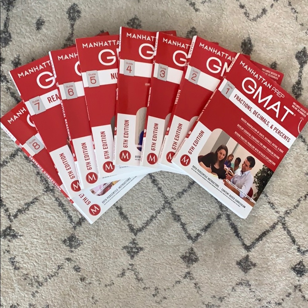Manhattan GMAT prep books